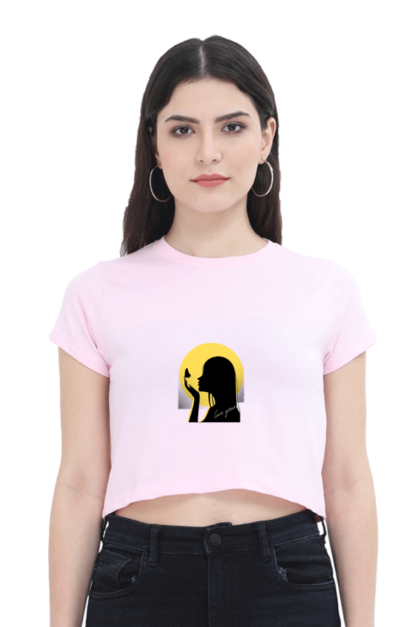 Moon Love Women's Crop Top - Image 2