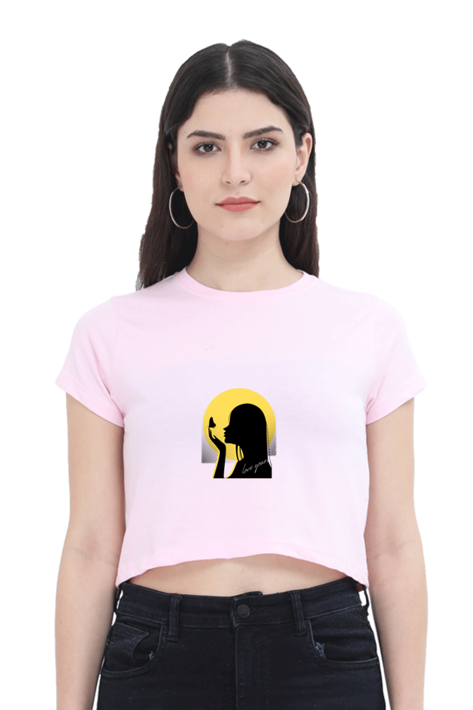 Moon Love Women's Crop Top - Image 2