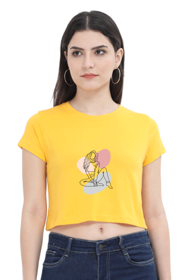 Self-Empowered Women's Crop Top - Image 2