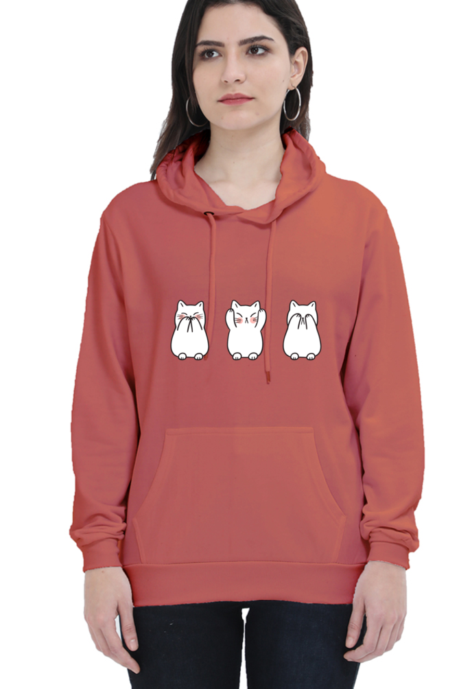"Cute Kitties" Women's Hooded Sweatshirt
