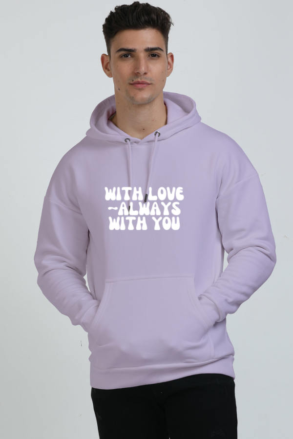With Love Men's Oversized Hoodie