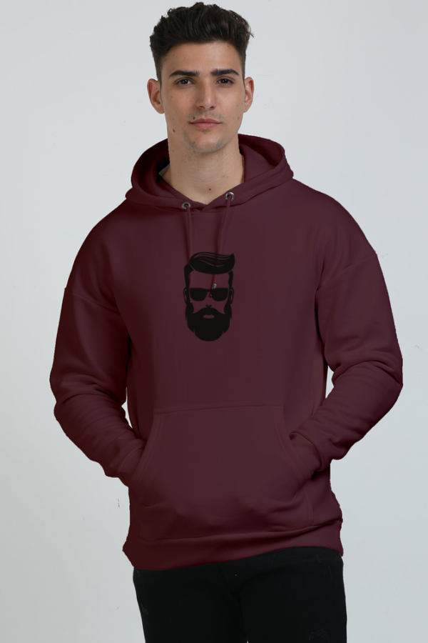 Beard Man Men's Oversized Heavyweight Hoodie - Image 2