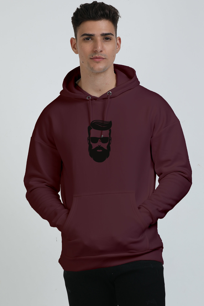 Beard Man Men's Oversized Heavyweight Hoodie - Image 2