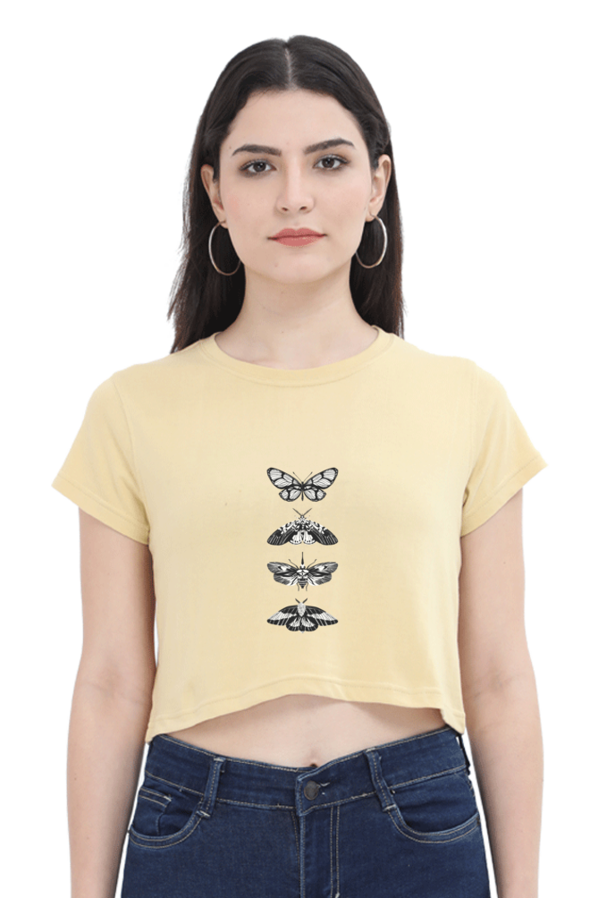 Butterfly Women's Crop Top