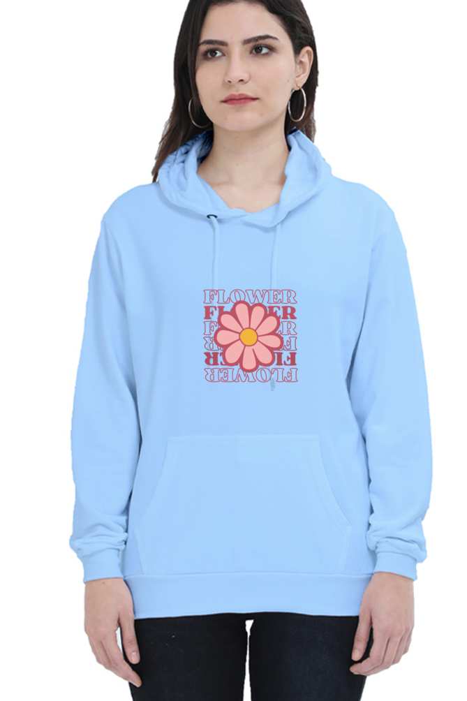 "Flower" Women's Hooded Sweatshirt