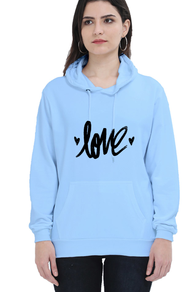 "Love..." Women's Hooded Sweatshirt