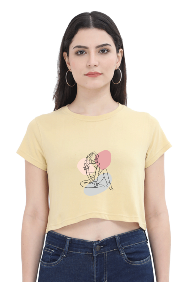 Self-Empowered Women's Crop Top