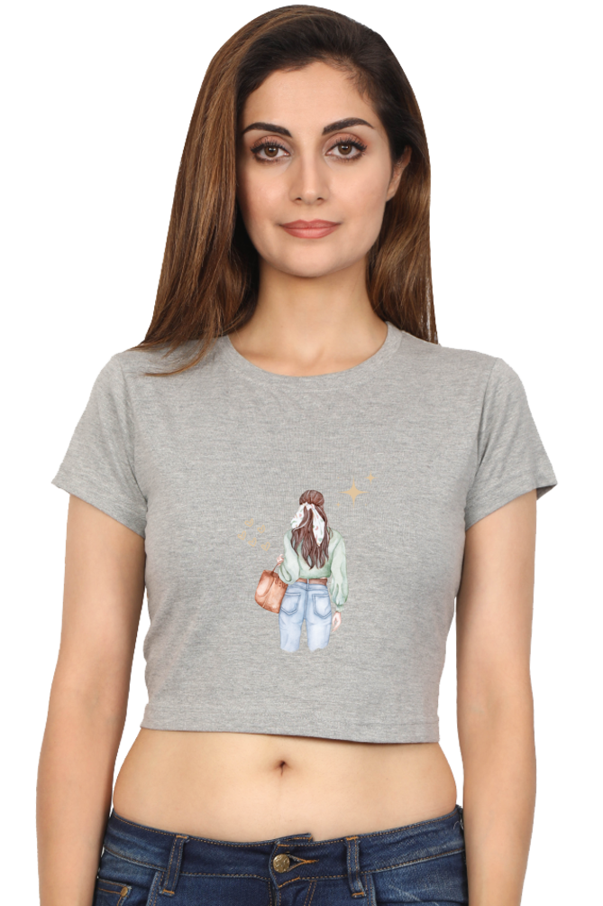 Confident Queen Women's Crop Top - Image 2