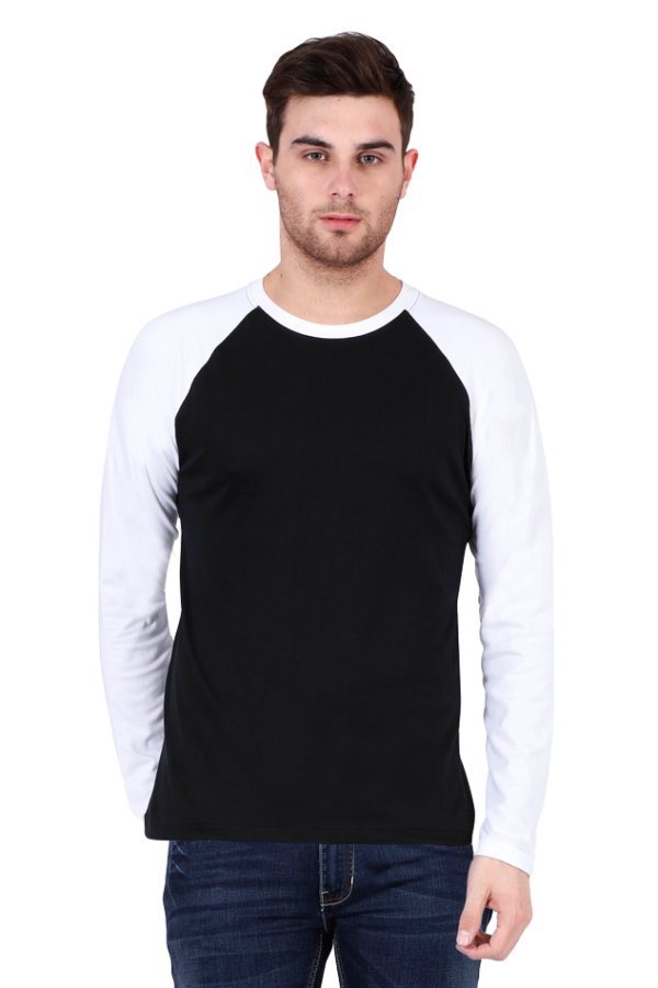 Full Sleeve White Black Tees